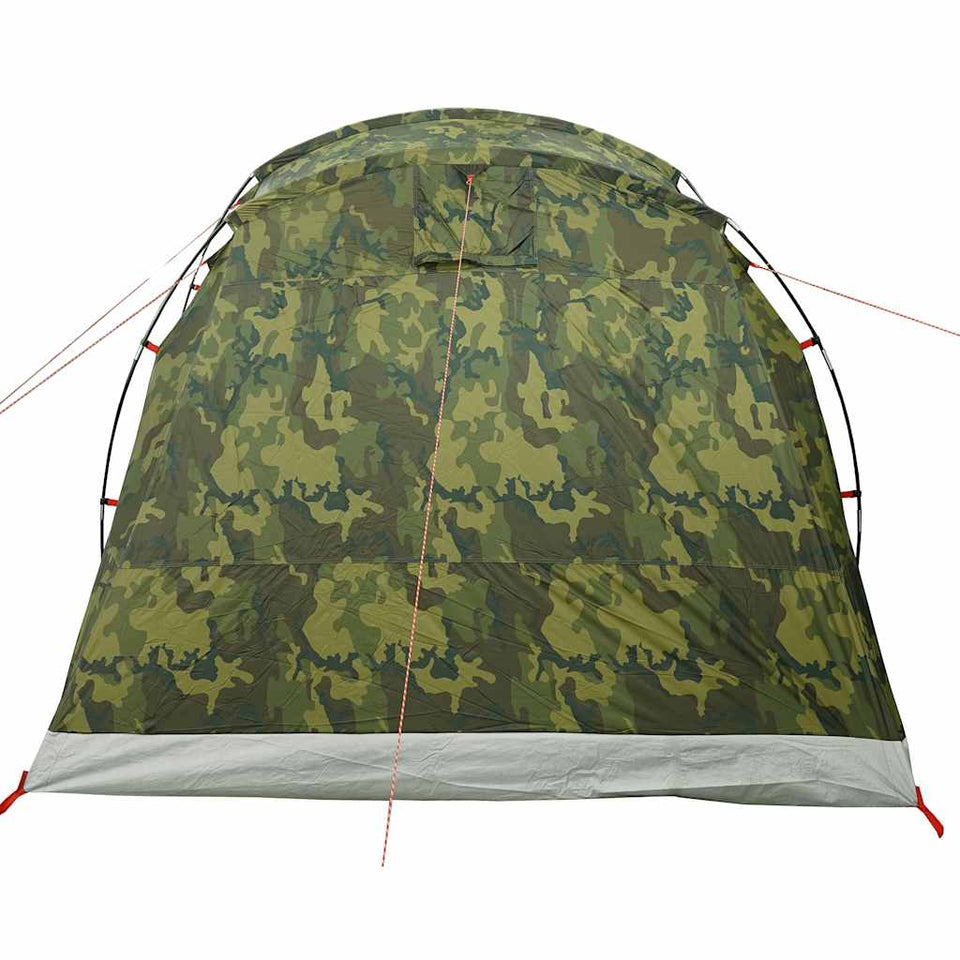 Family Tent Tunnel 6-Person Camouflage Waterproof