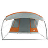 Camping Tent Tunnel 5-Person Grey and Orange Waterproof