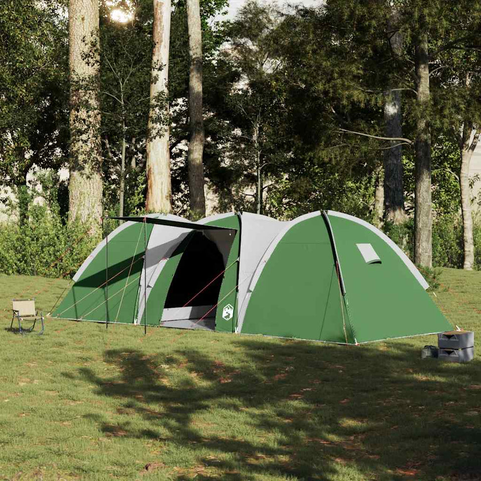 Family Tent Dome 8-Person Green Waterproof