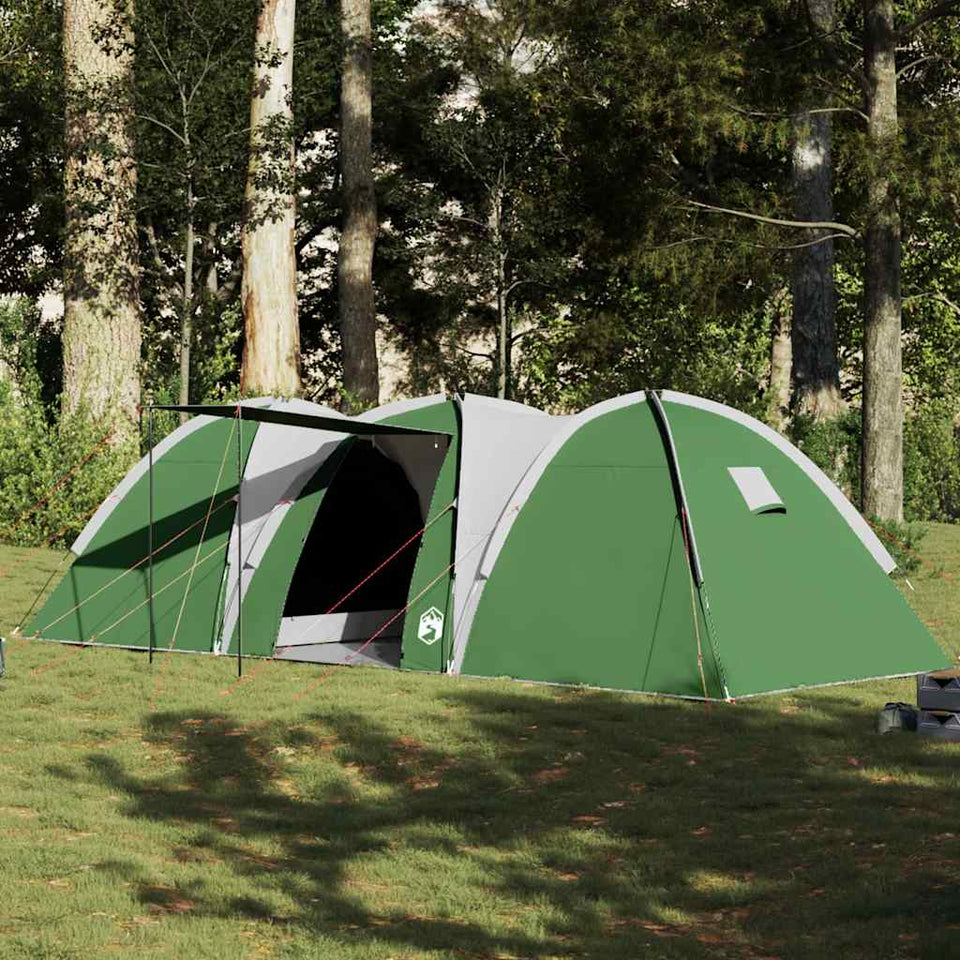 Family Tent Dome 8-Person Green Waterproof