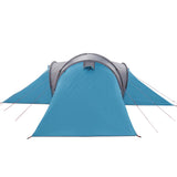 Family Tent Dome 6-Person Blue Waterproof