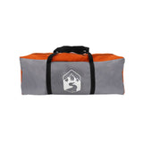 Family Tent Dome 6-Person Grey and Orange Waterproof