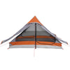 Camping Tent 2-Person Grey Waterproof