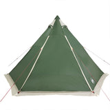 Family Tent Tipi 6-Person Green Waterproof