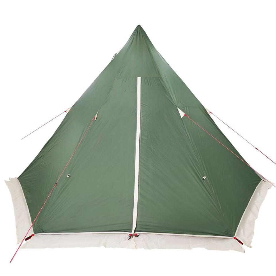 Family Tent Tipi 6-Person Green Waterproof