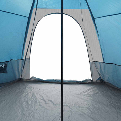 Family Tent Tipi 6-Person Blue Waterproof