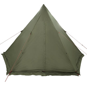 Family Tent Tipi 6-Person Olive Green Waterproof