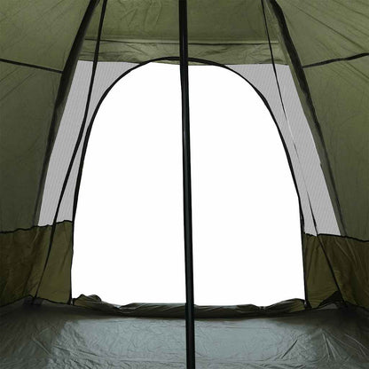 Family Tent Tipi 6-Person Brown Waterproof