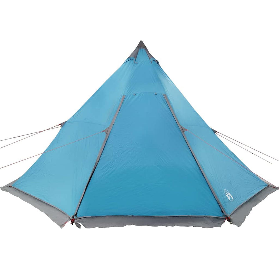 Family Tent Tipi 6-Person Blue Waterproof