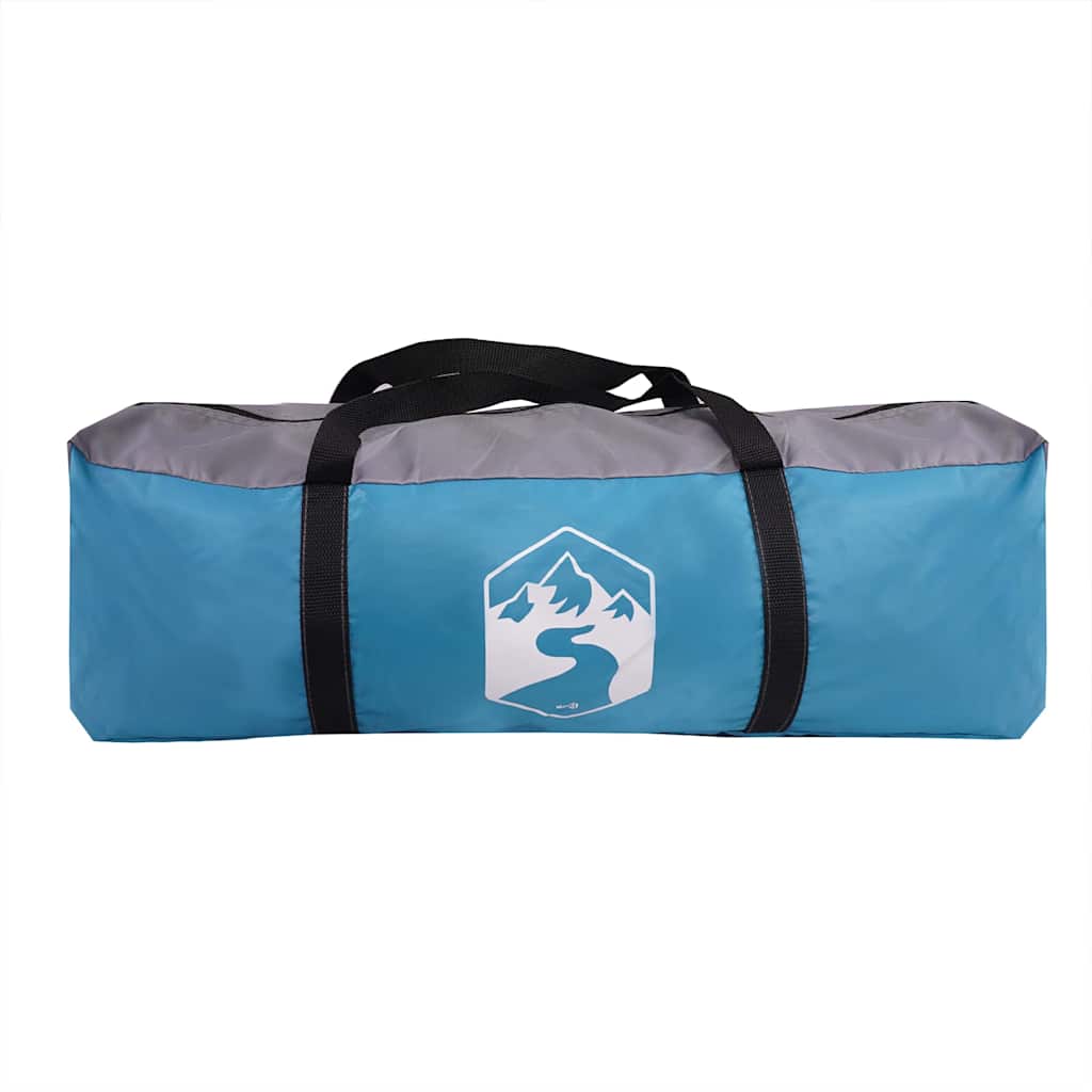 Family Tent Tipi 8-Person Blue Waterproof