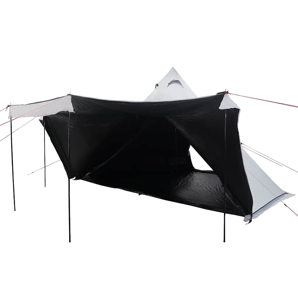 Family Tent Tipi 8-Person White Blackout Fabric Waterproof