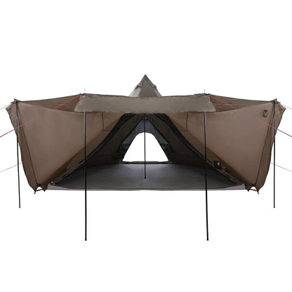 Family Tent Tipi 8-Person Brown Waterproof