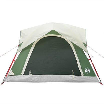 Camping Tent Cabin 4-Person Green Waterproof