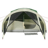 Family Tent Tunnel 6-Person Green Waterproof