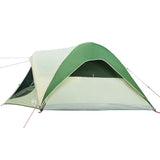 Family Tent Tunnel 6-Person Green Waterproof