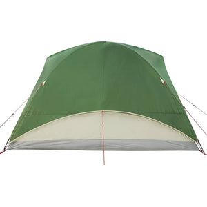 Family Tent Tunnel 6-Person Green Waterproof