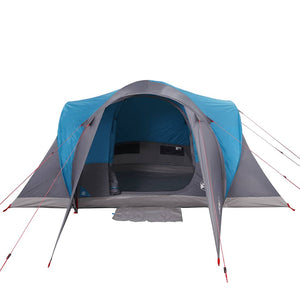 Family Tent Dome 6-Person Blue Waterproof