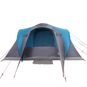 Family Tent Dome 6-Person Blue Waterproof