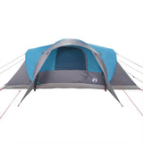 Family Tent Dome 6-Person Blue Waterproof