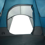 Family Tent Dome 6-Person Blue Waterproof