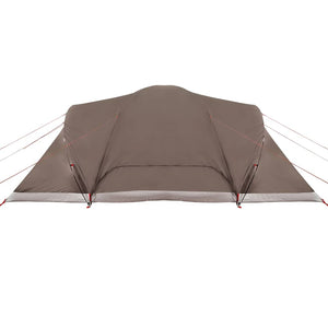 Family Tent Dome 6-Person Brown Waterproof