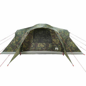 Family Tent Dome 6-Person Camouflage Waterproof