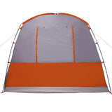 Car Tent 4-Person Grey and Orange Waterproof