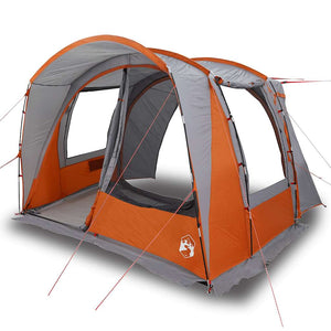 Car Tent 4-Person Grey and Orange Waterproof