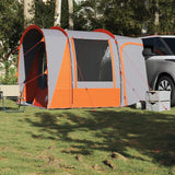 Car Tent 4-Person Grey and Orange Waterproof