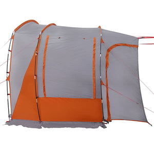 Car Tent 4-Person Grey and Orange Waterproof