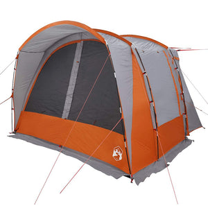 Car Tent 4-Person Grey and Orange Waterproof