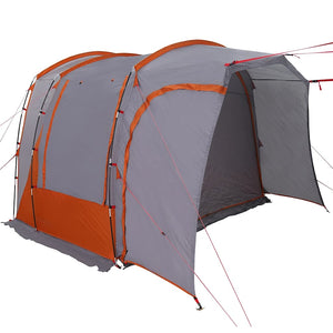 Car Tent 4-Person Grey and Orange Waterproof