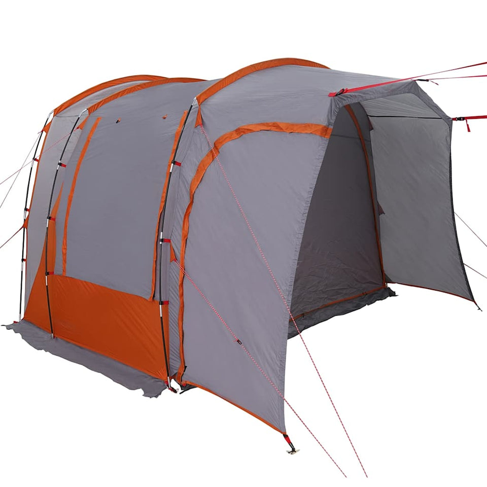 Car Tent 4-Person Grey and Orange Waterproof