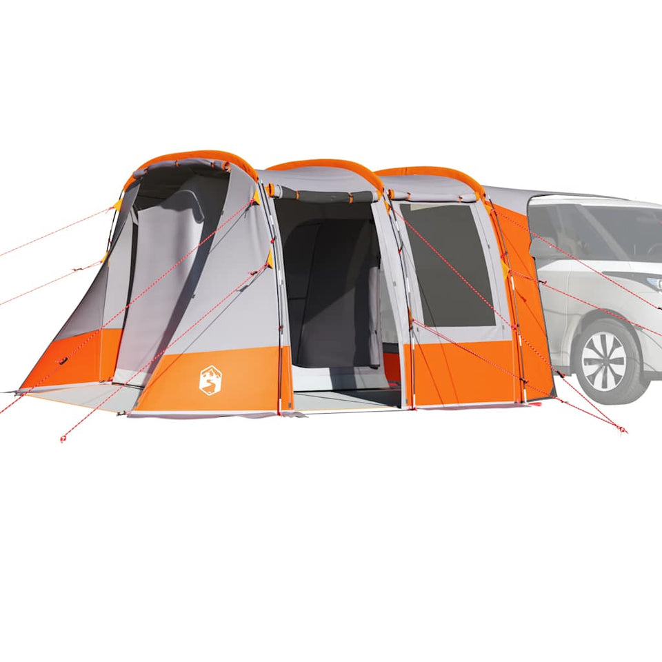 Car Tent Grey and Orange Waterproof