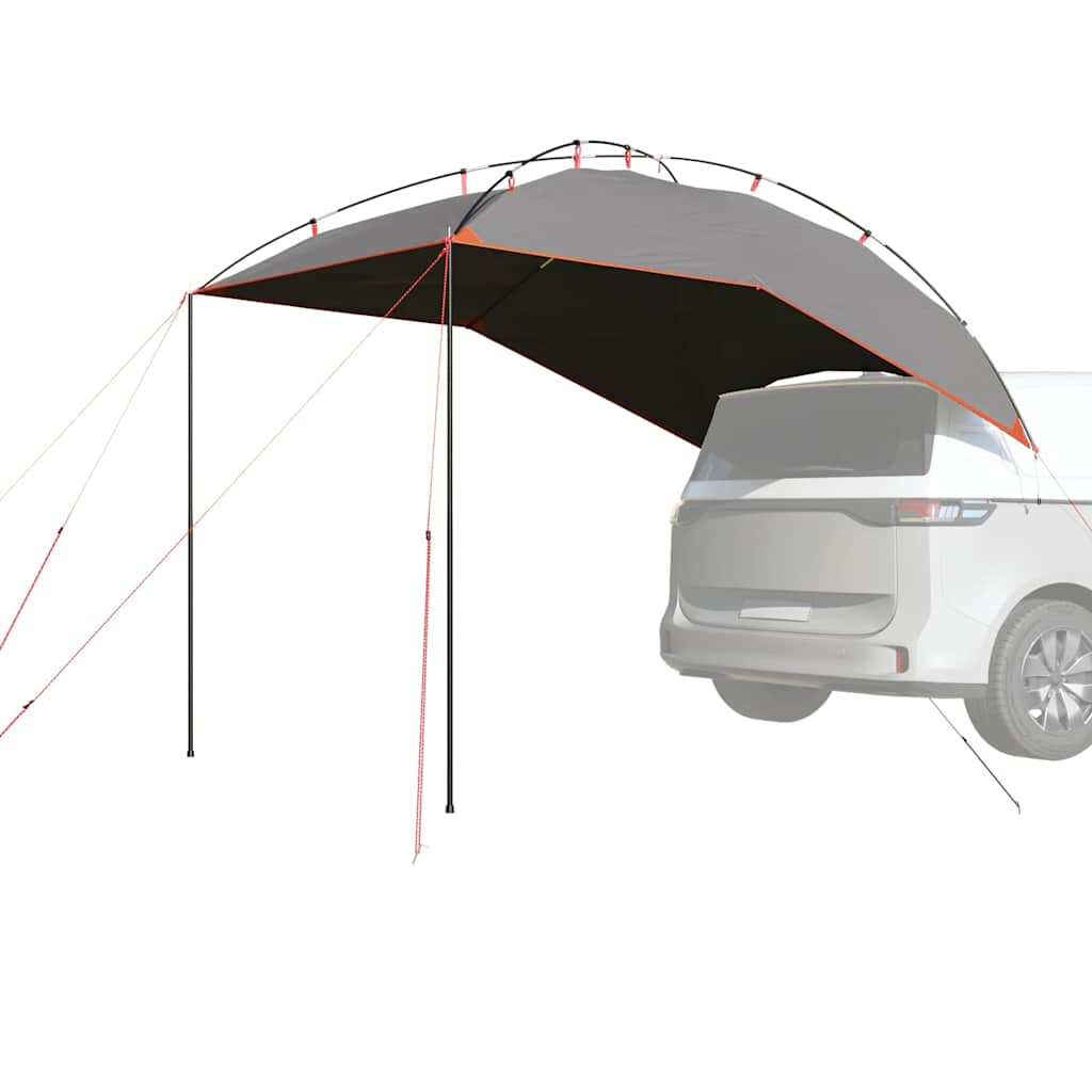 Car Tent Grey and Orange Waterproof