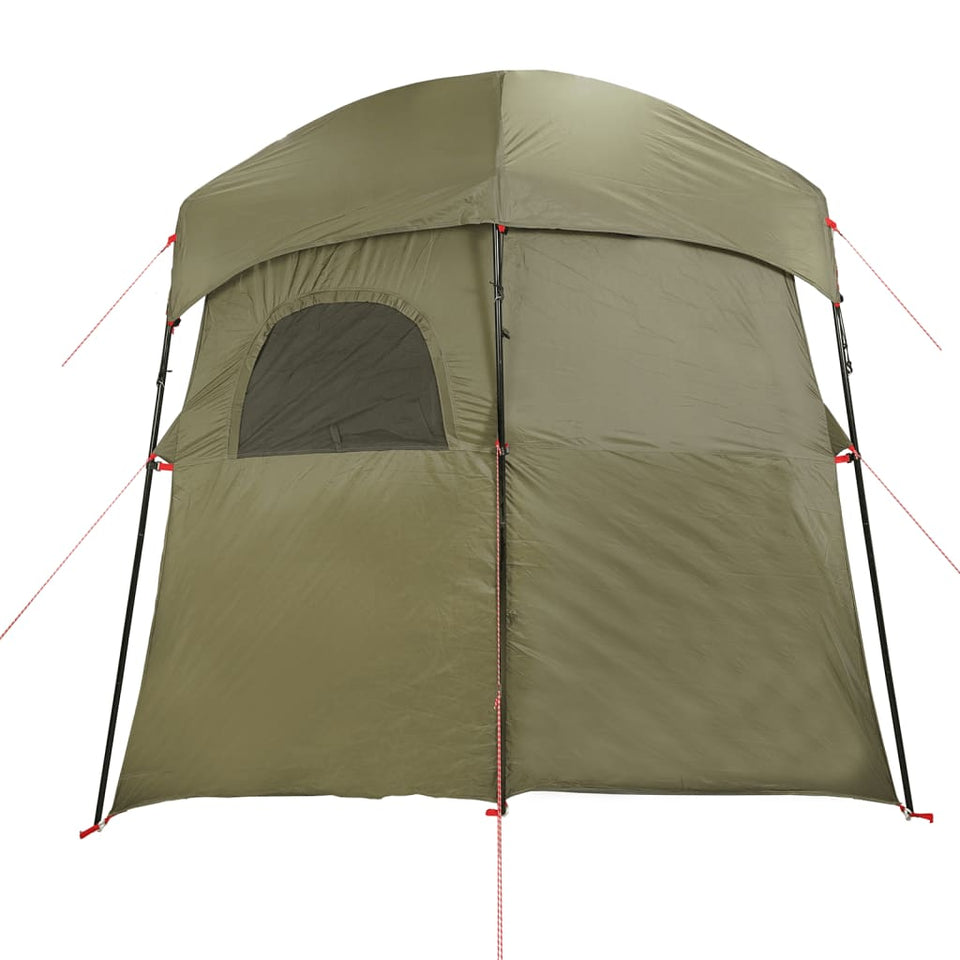 Shower Tent 2-Person Olive Green Waterproof