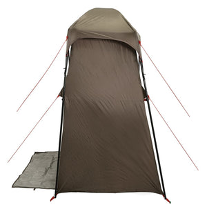 Shower Tent 2-Person Brown Waterproof