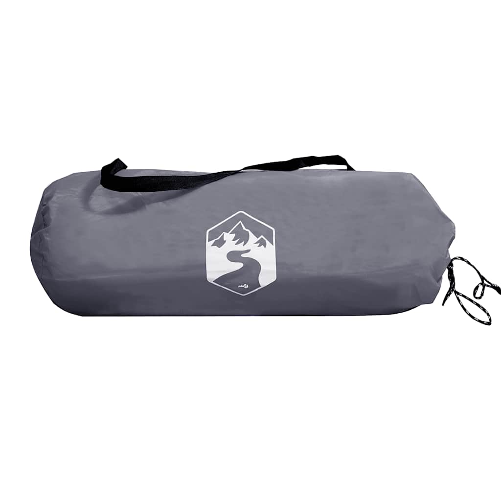 Camping Tent 1-Person Grey and Orange Waterproof