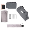 Camping Tent 1-Person Grey and Orange Waterproof