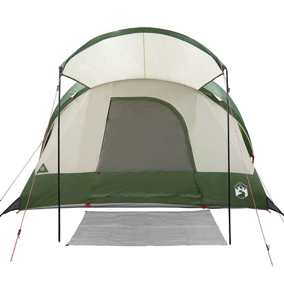 Family Tent Tunnel 8-Person Green Waterproof