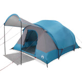 Family Tent Tunnel 8-Person Blue Waterproof