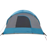 Family Tent Tunnel 8-Person Blue Waterproof