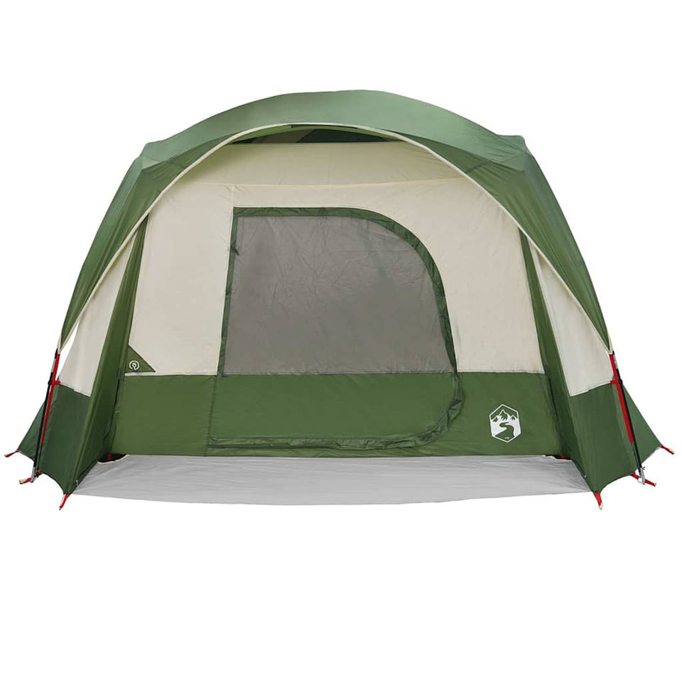 Family Tent Cabin 6-Person Green Waterproof