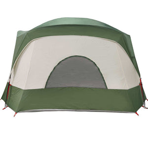 Family Tent Cabin 6-Person Green Waterproof