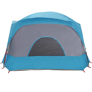 Family Tent Cabin 6-Person Blue Waterproof