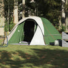 Camping Tent Cabin 4-Person Green Waterproof