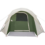 Family Tent Cabin 6-Person Green Waterproof