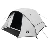 Family Tent Cabin 6-Person White Blackout Fabric Waterproof