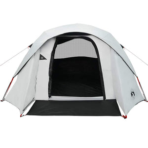 Family Tent Cabin 6-Person White Blackout Fabric Waterproof