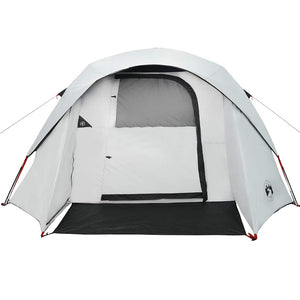 Family Tent Cabin 6-Person White Blackout Fabric Waterproof